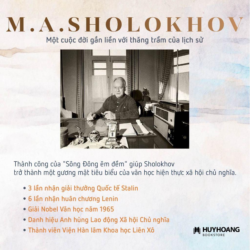Sách - Sông đông êm đềm, boxset 2 tập, tiểu thuyết sử thi Nga, tiểu thuyết văn học - Huy Hoàng
