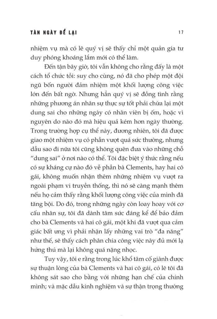Tàn Ngày Để Lại (Bìa Cứng)