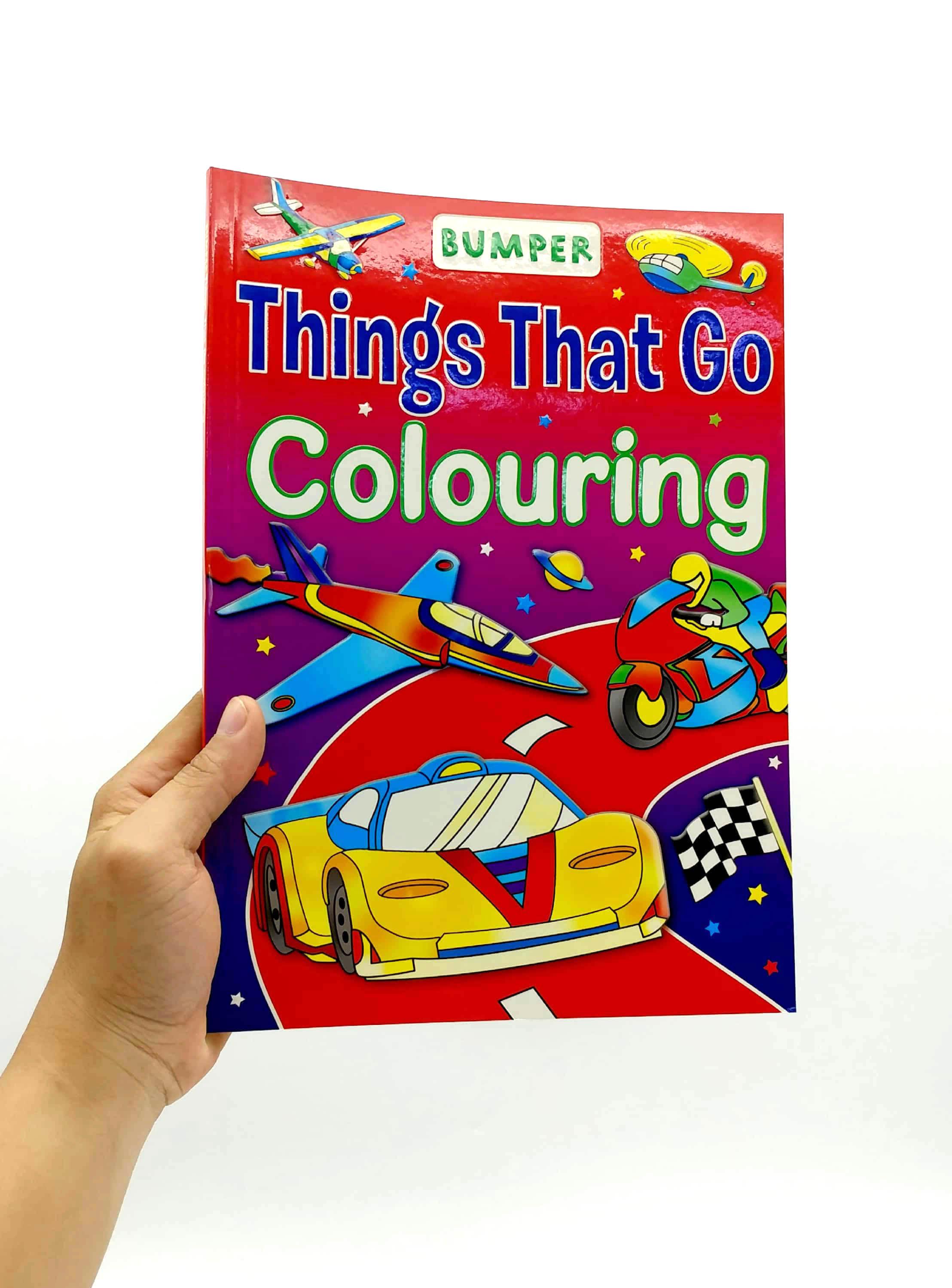 Bumper Things That Go Coloring