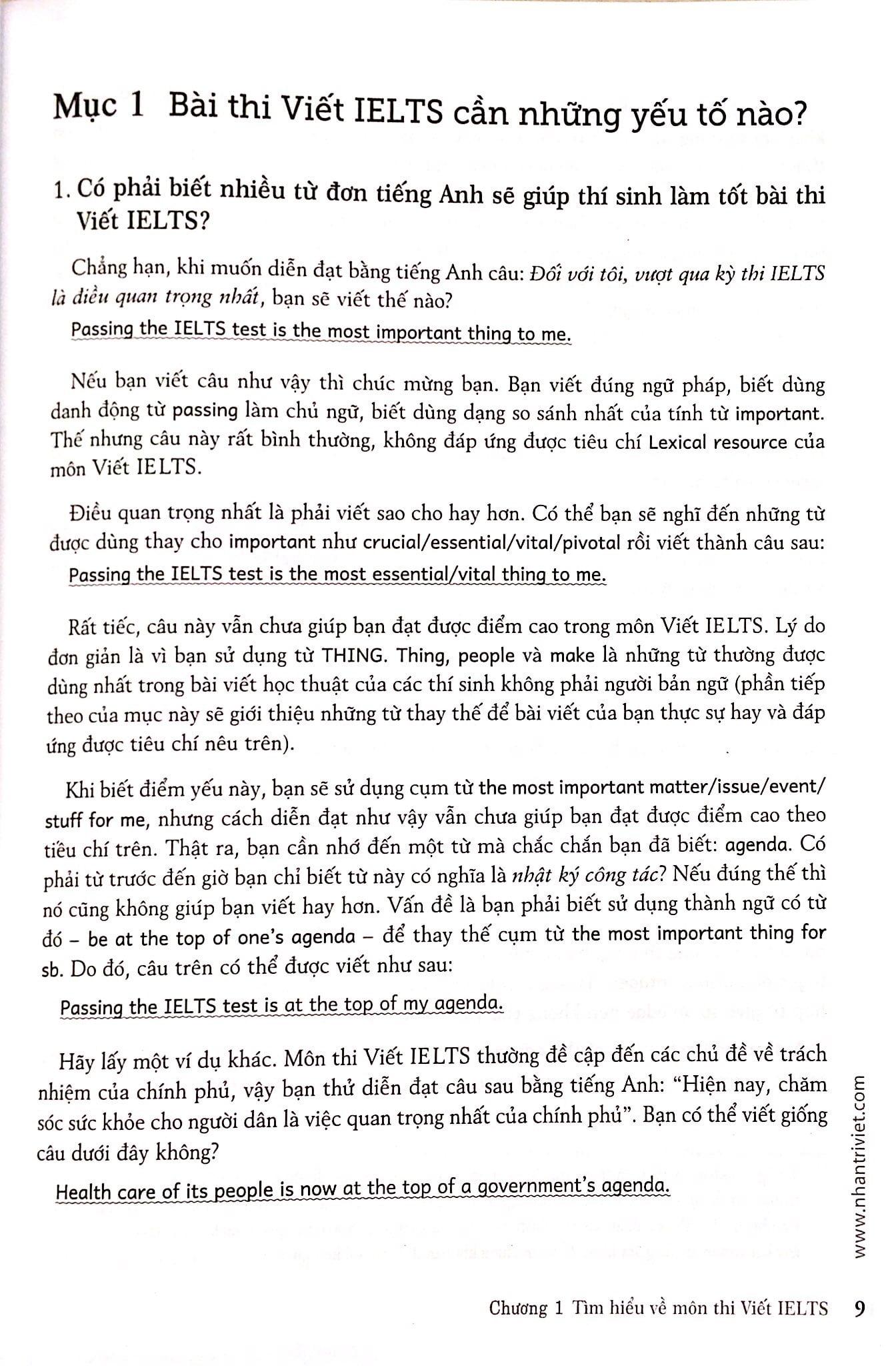 IELTS Writing Recent Actual Tests (Không CD)