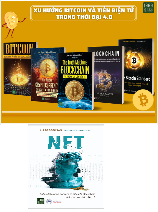 TRỌN BỘ 6 CUỐN SÁCH VỀ BLOCKCHAIN VÀ BITCOIN + CUỘC CÁCH MẠNG CÔNG NGHỆ TIẾP NỐI BLOCKCHAIN VÀ KỶ NGUYÊN TIỀN ĐIỆN TỬ. Tặng sổ tay MHB