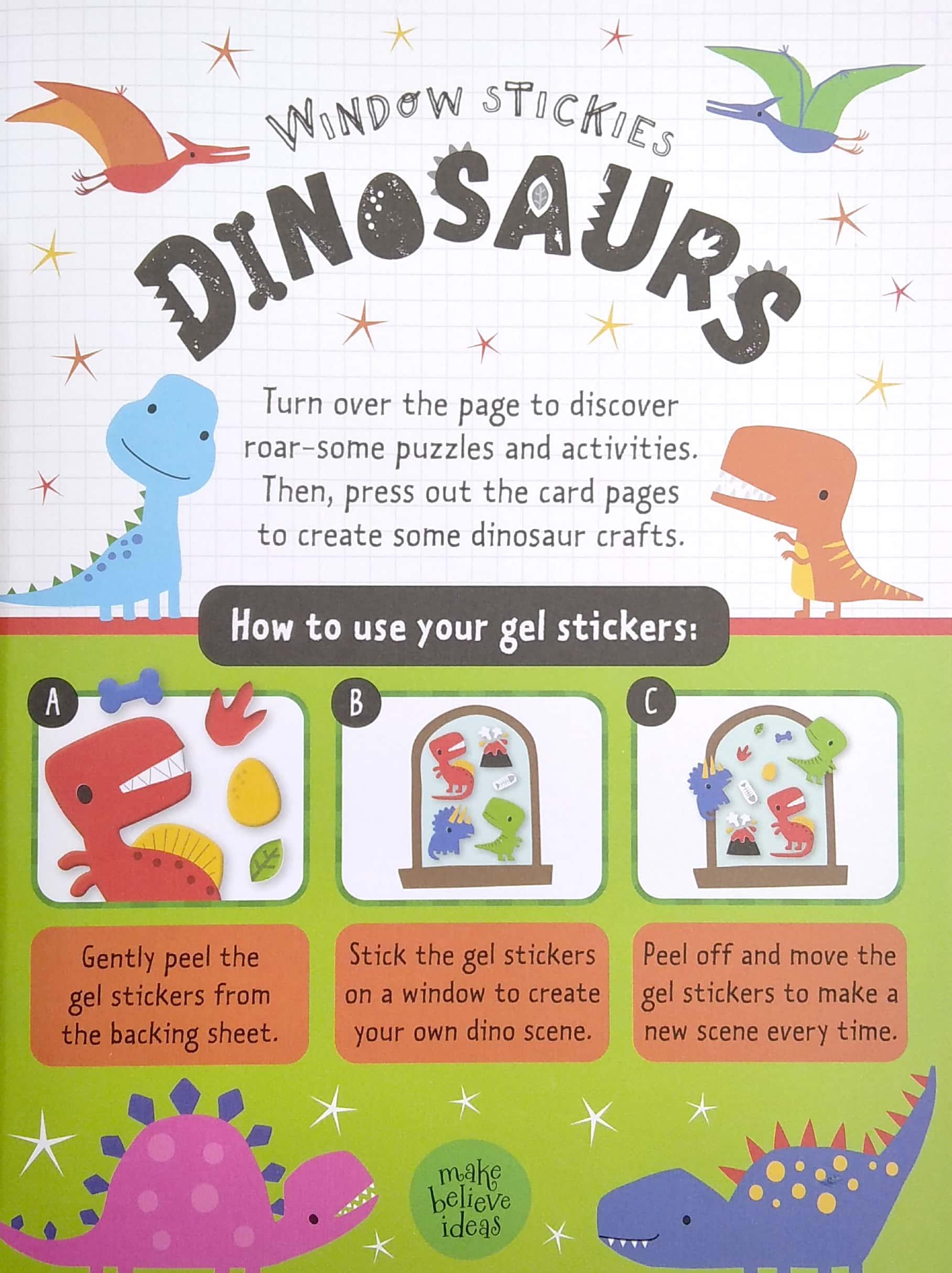 Window Stickies Dinosaurs