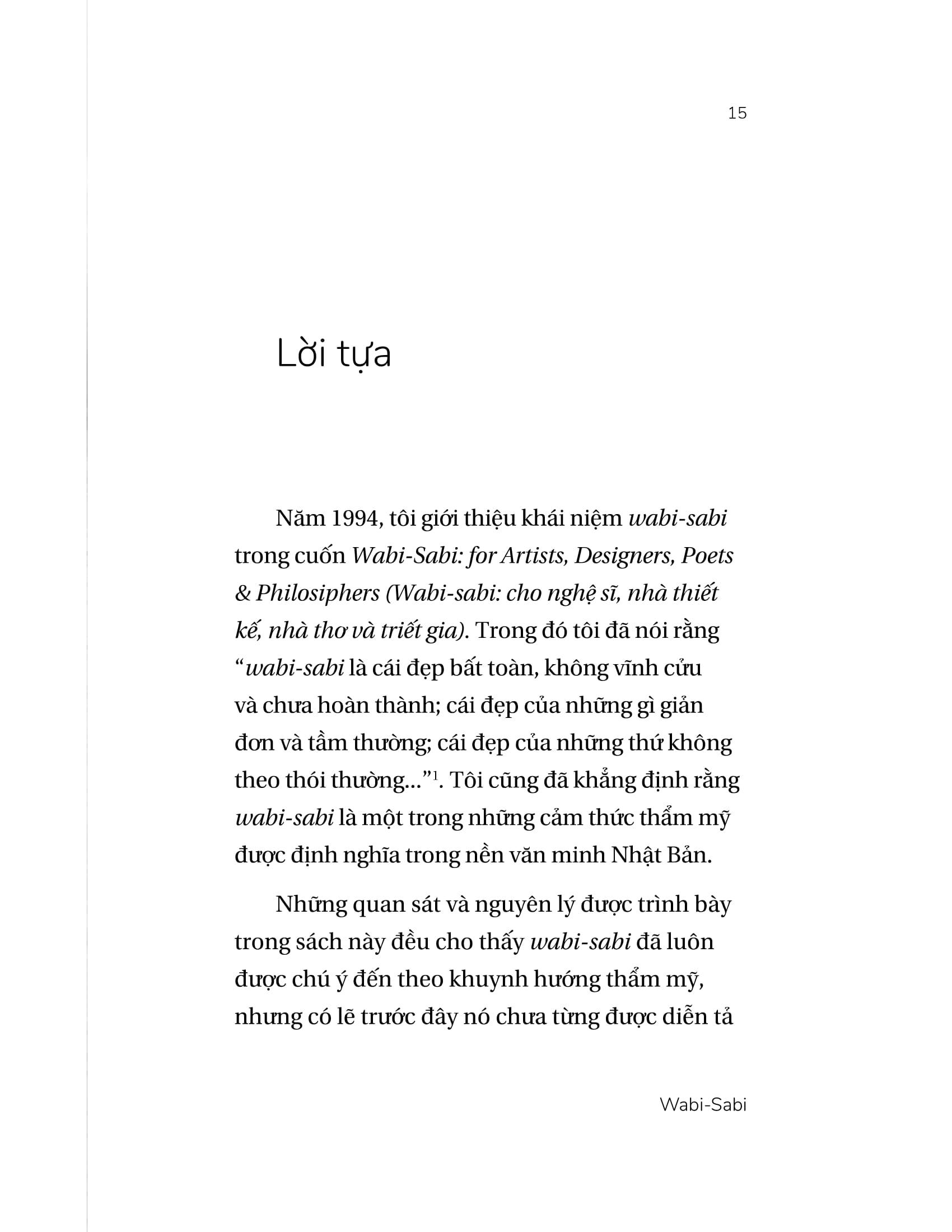 Wabi-Sabi - Tập 2 - Những Suy Nghĩ Thêm