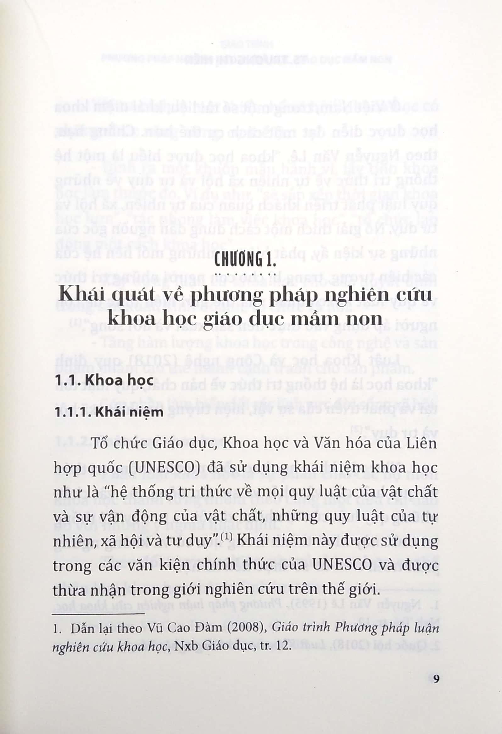 Giáo Trình Phương Pháp Nghiên Cứu Khoa Học Giáo Dục Mầm Non