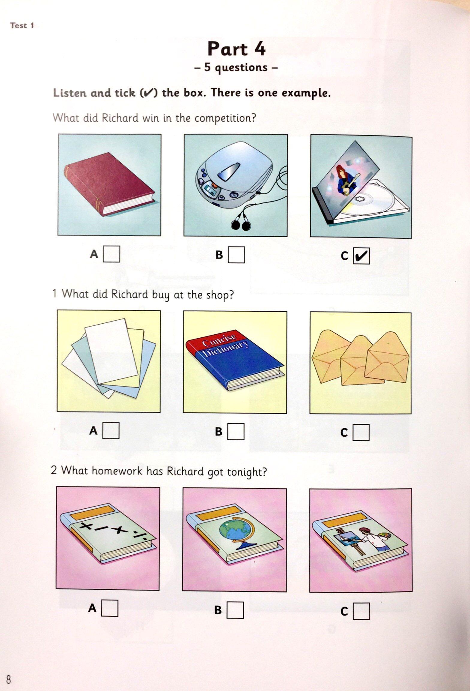 Cambridge Young Learner English Test Flyers 8: Student Book