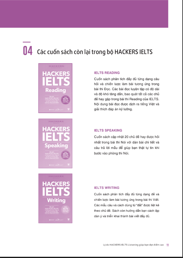Hackers IELTS : Listening