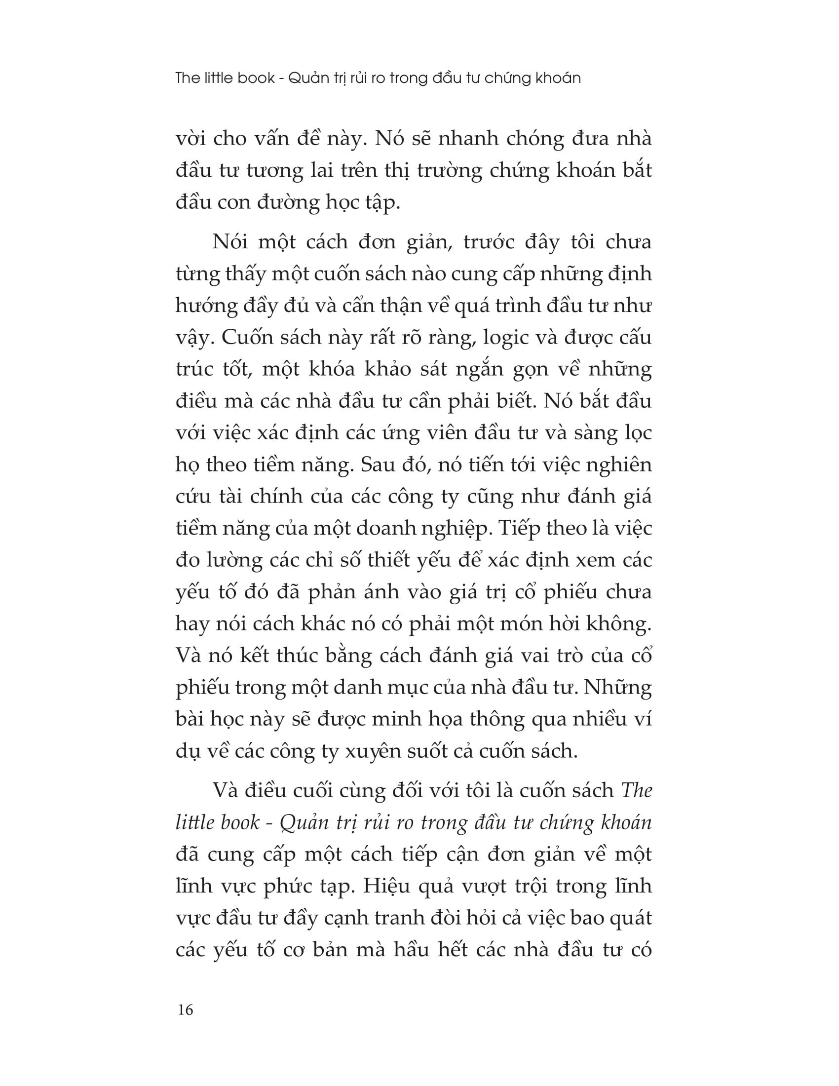 The Little Book - Quản Trị Rủi Ro Trong Đầu Tư Chứng Khoán