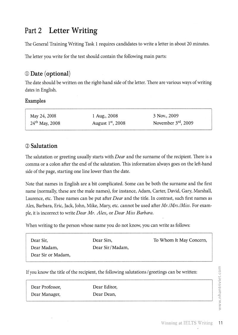 Winning At IELTS Writing (Không CD)