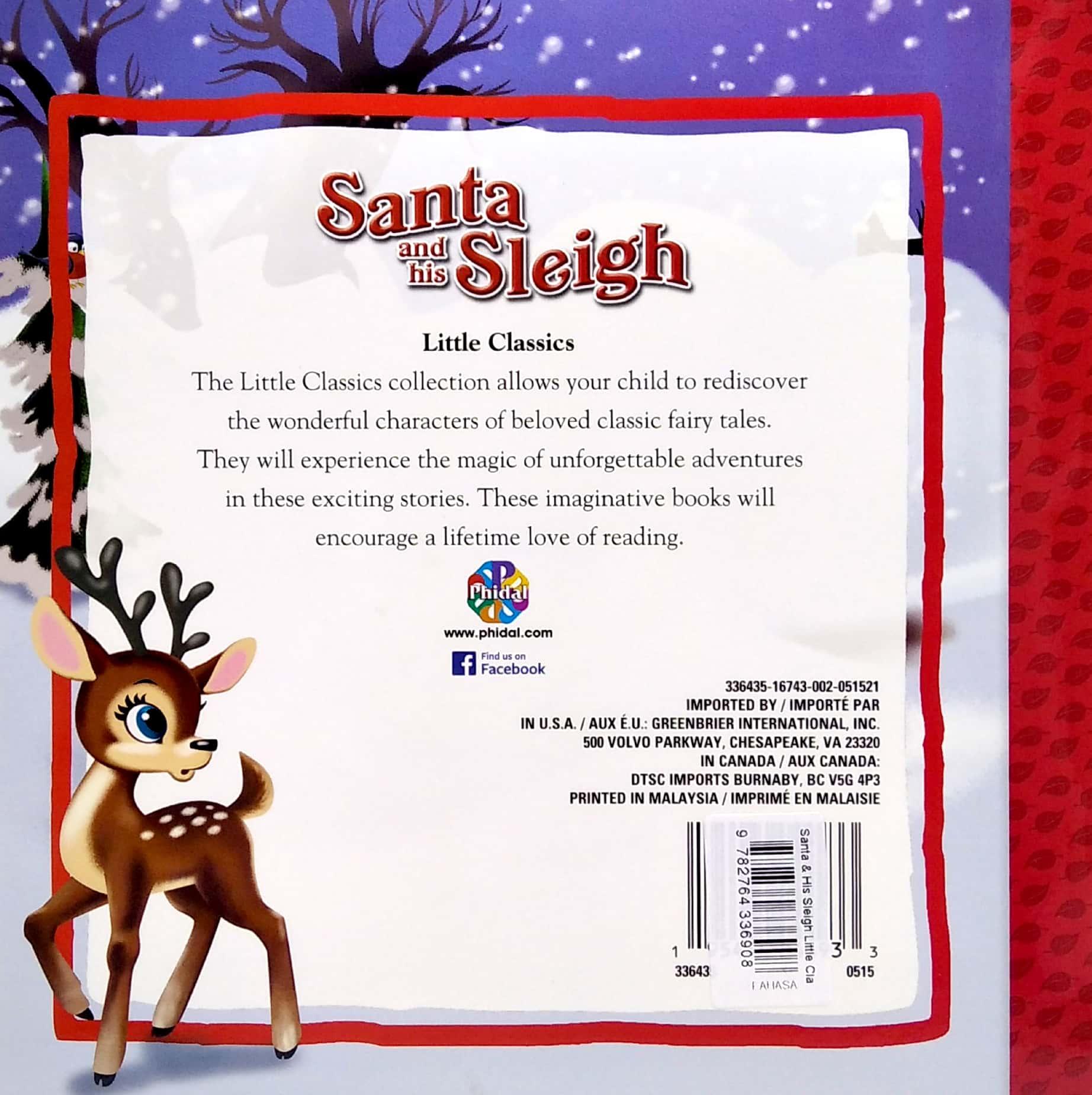 Santa & His Sleigh Little Classics