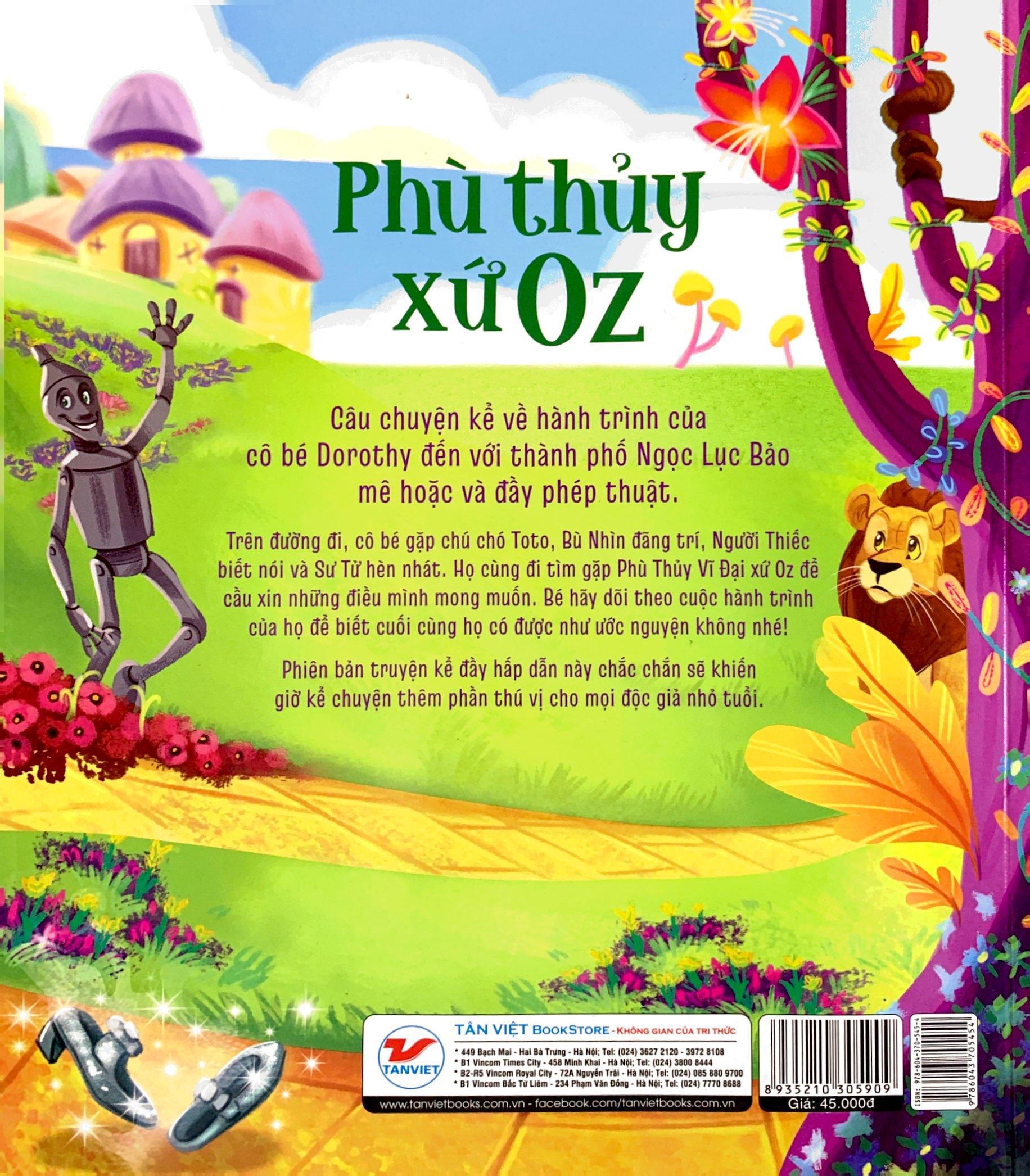Phiên Bản Kể Lại Đầy Lôi Cuốn Của Tác Phẩm Văn Học Kinh Điển - Phù Thủy Xứ Oz