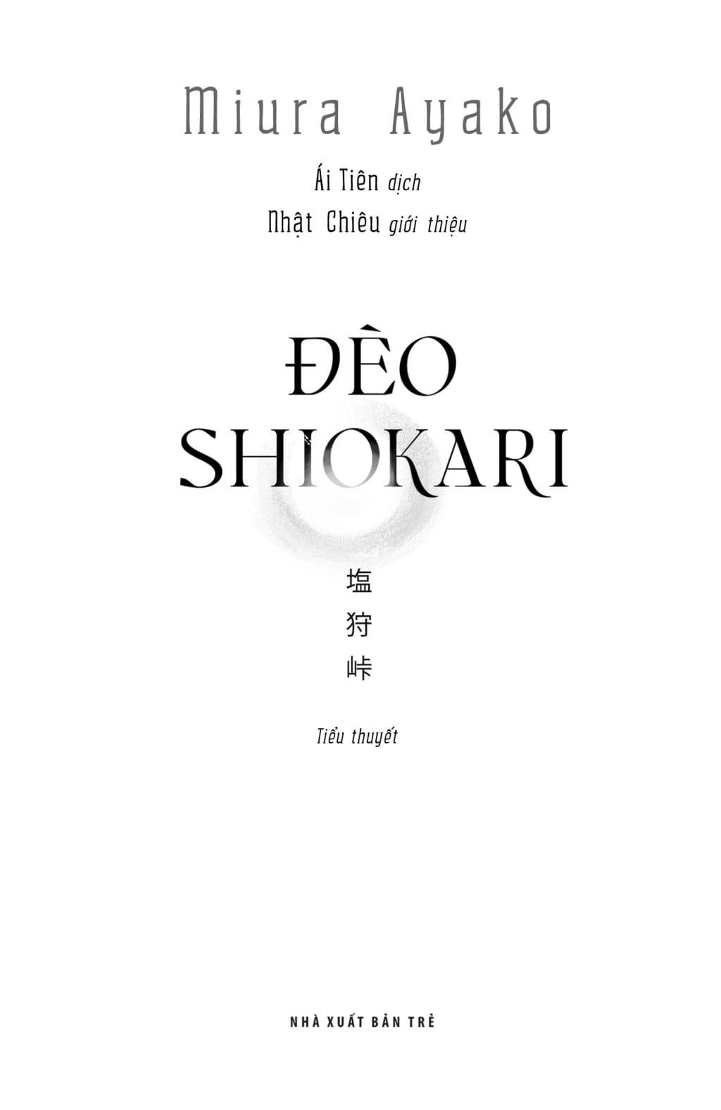 Sách - Đèo Shiokari
