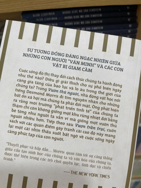 Sách - Vườn thú người (Desmond Morris) (Nhã Nam HCM)