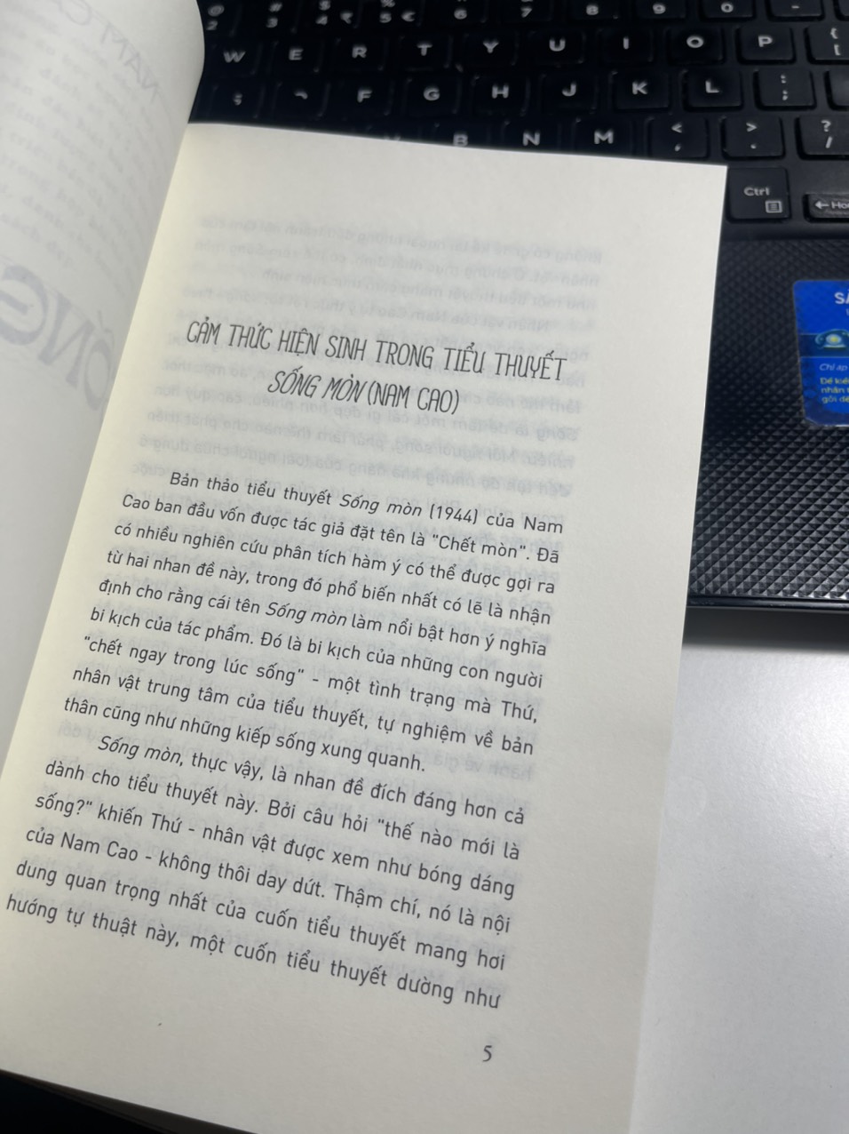 SỐNG MÒN – NAM CAO -