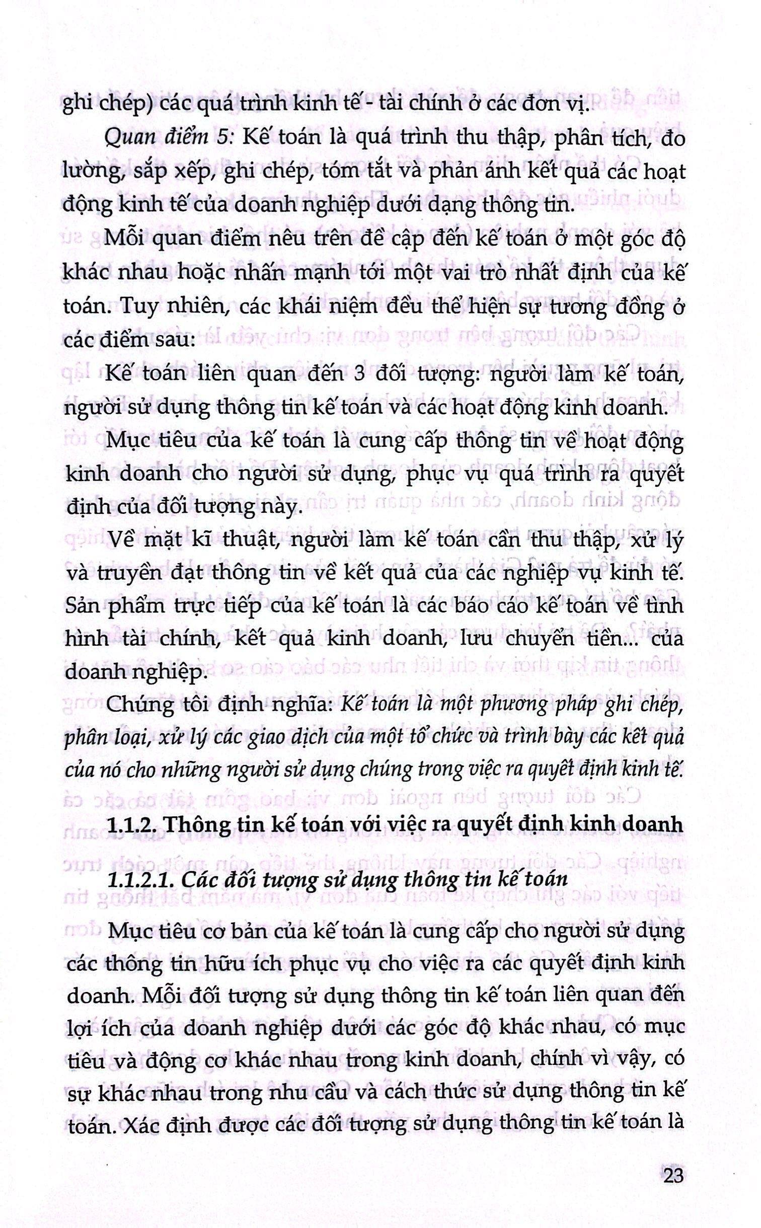 Kế Toán Tài Chính - Doanh Nghiệp Thương Mại Dịch Vụ