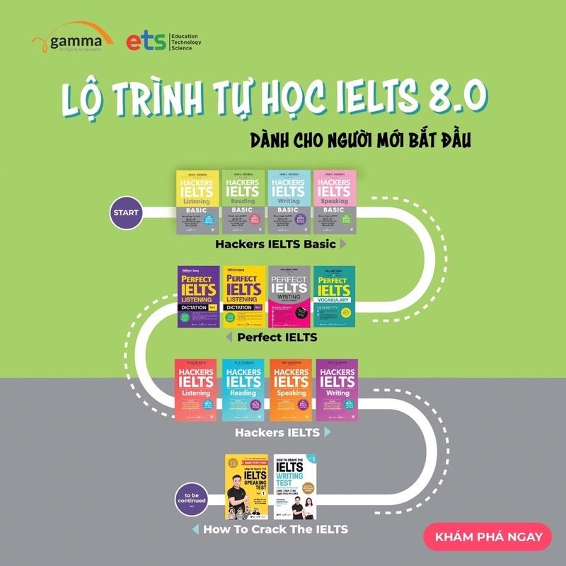 Combo Hackers IELTS (4 cuốn) - Bản Quyền