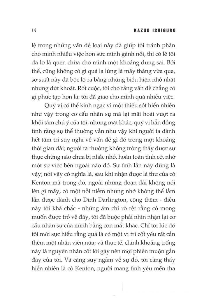 Tàn Ngày Để Lại (Bìa Cứng)