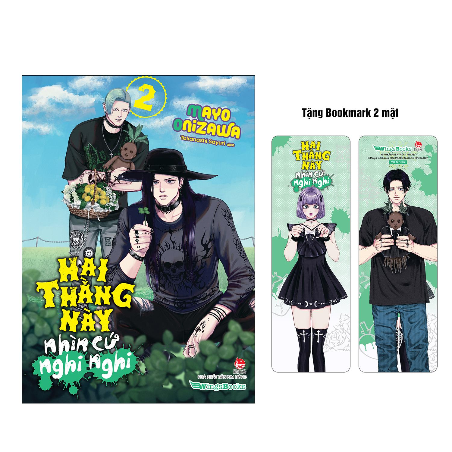 Sách - Hai Thằng Này Nhìn Cứ Nghi Nghi - Tập 2 - Tặng Kèm Bookmark 2 Mặt