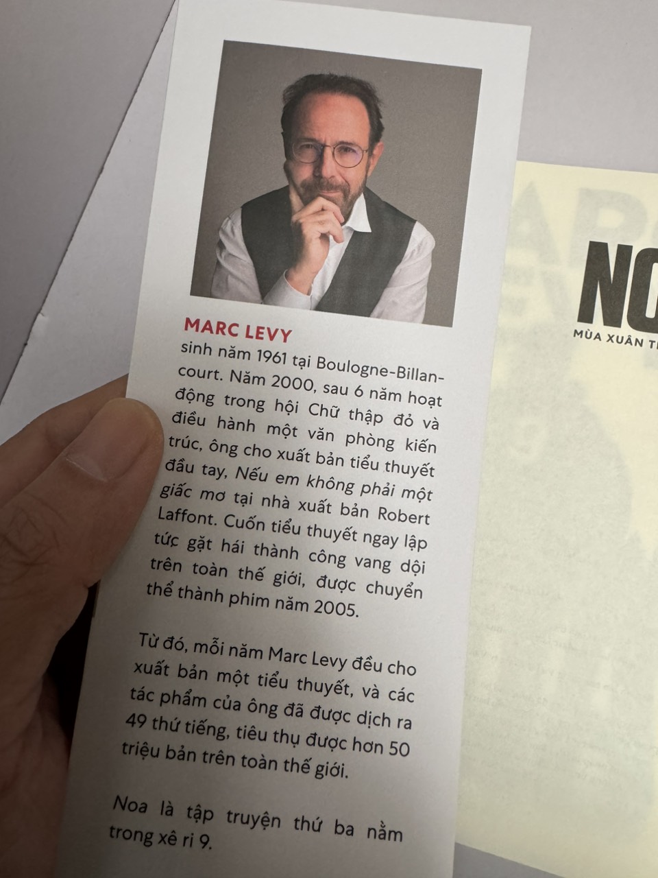 NOA - MÙA XUÂN THỨC GIẤC - Marc Levy – Quế Lan dịch – NXB Hội nhà văn – Nhã Nam