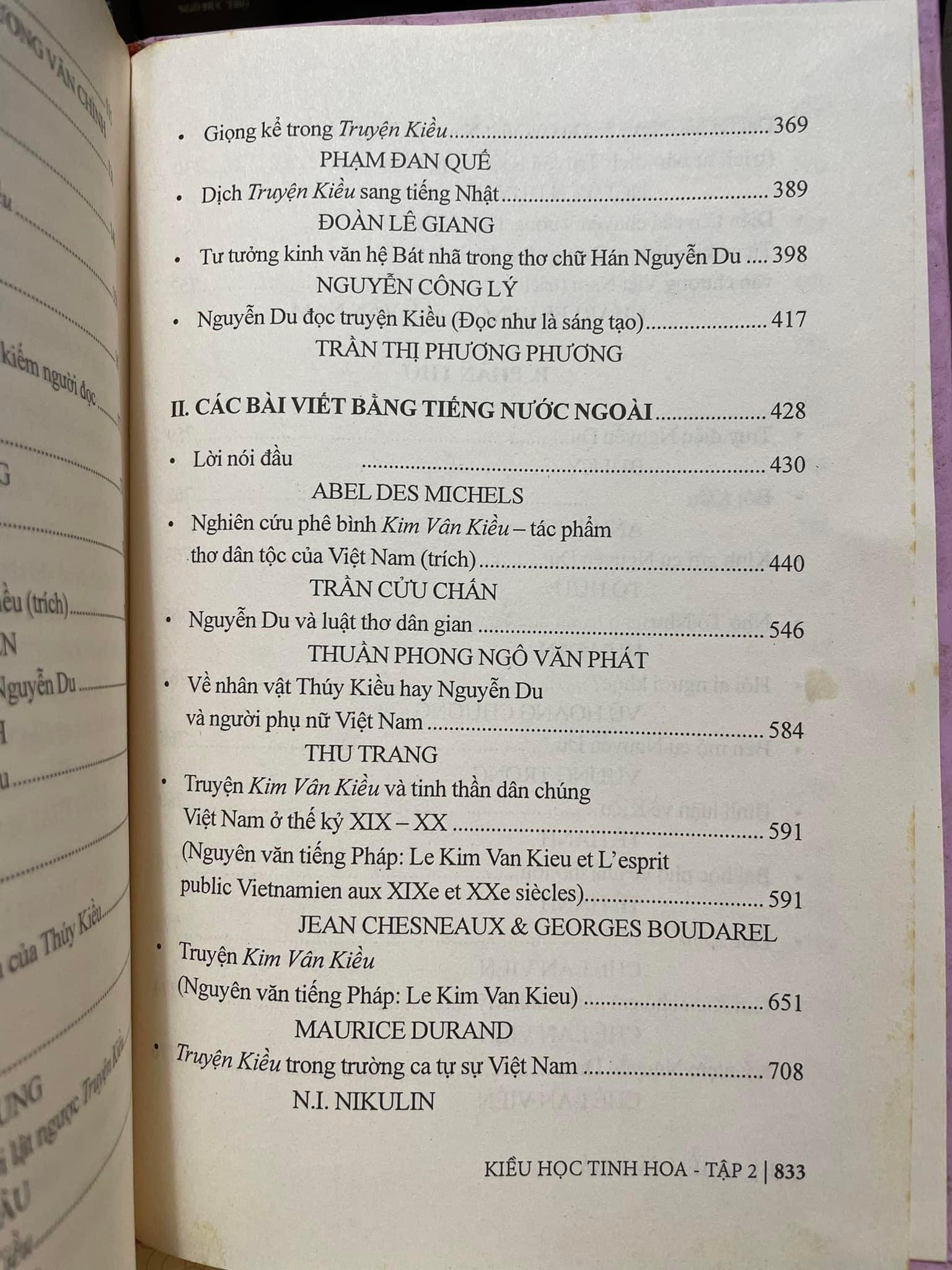 KIỀU HỌC TINH HOA - BỘ 2 TẬP BÌA CỨNG