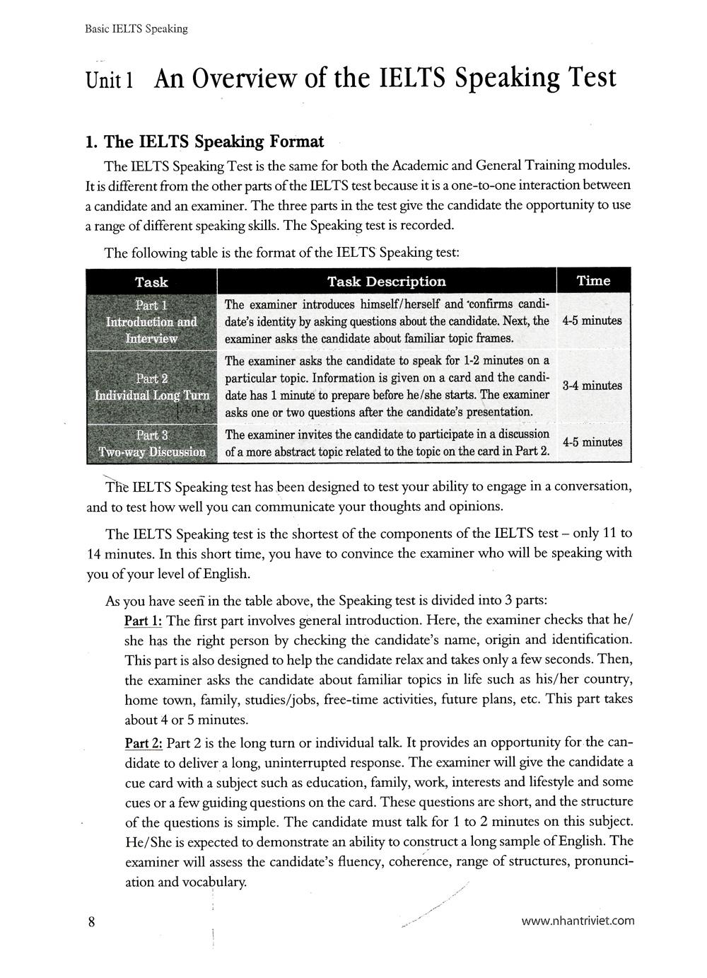 Basic IELTS Speaking (Tái Bản 2020) (Quét Mã QR Hoặc Vào Trang Web Để Nghe File Mp3)