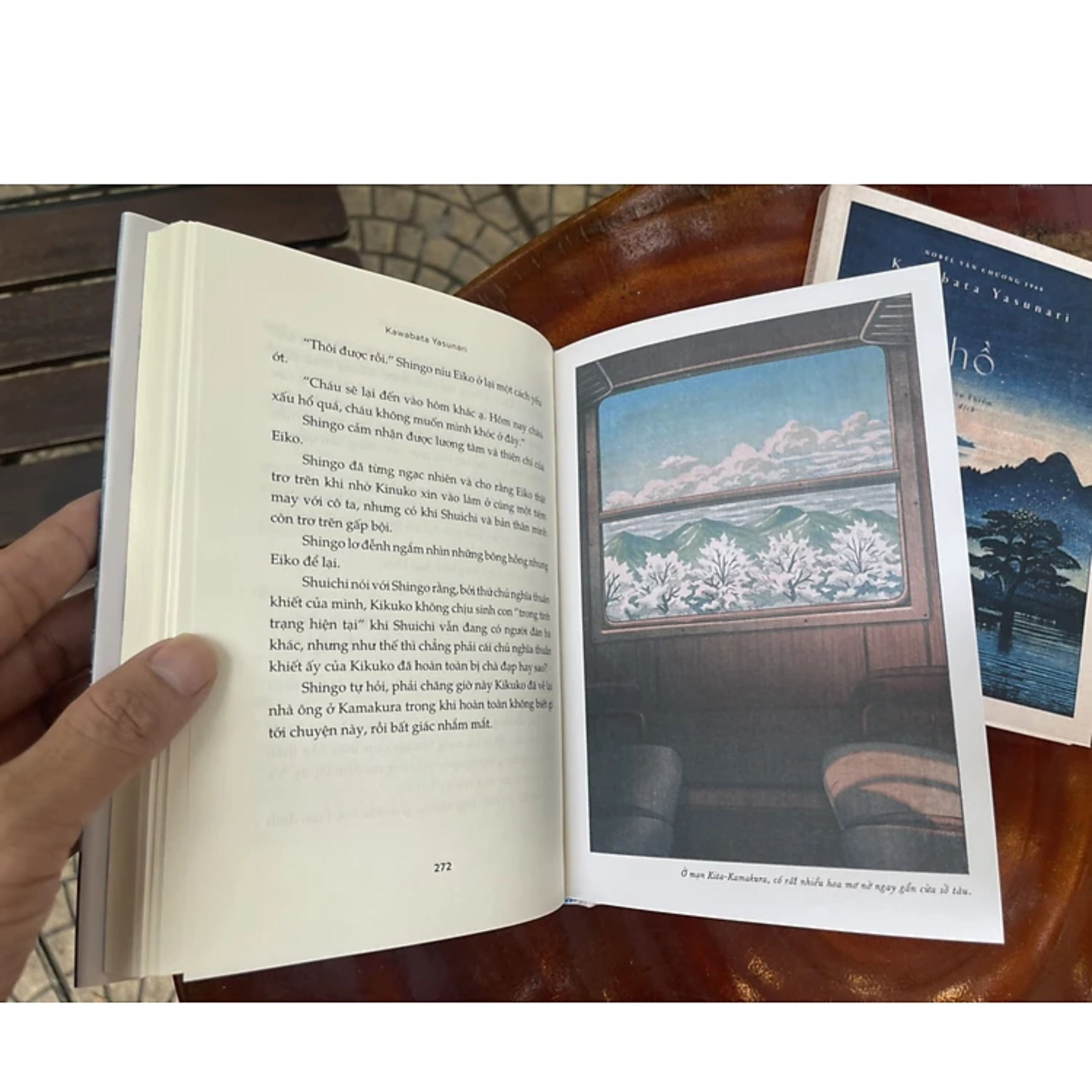 Combo 2Q Tiểu Thuyết (Bìa Cứng) Của Kawabata Yasunari - Tác Giả Đoạt Giải Nobel Văn Học : Hồ + Tiếng Núi _ Nhã Nam