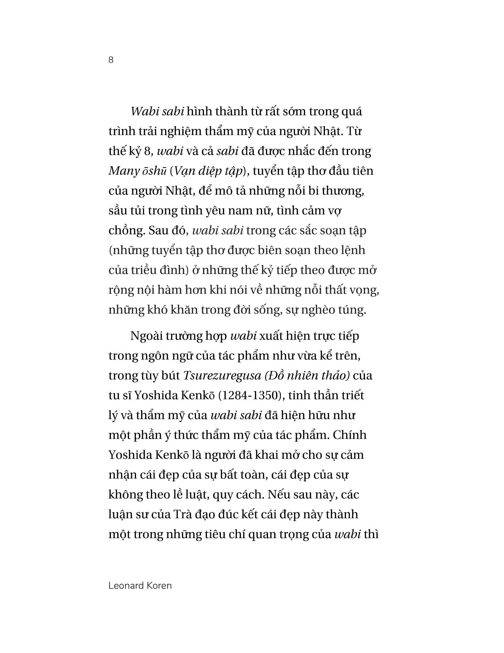 Wabi-Sabi - Tập 2 - Những Suy Nghĩ Thêm