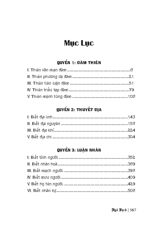Sách - Đàm Thiên Thuyết Địa Luận Nhân