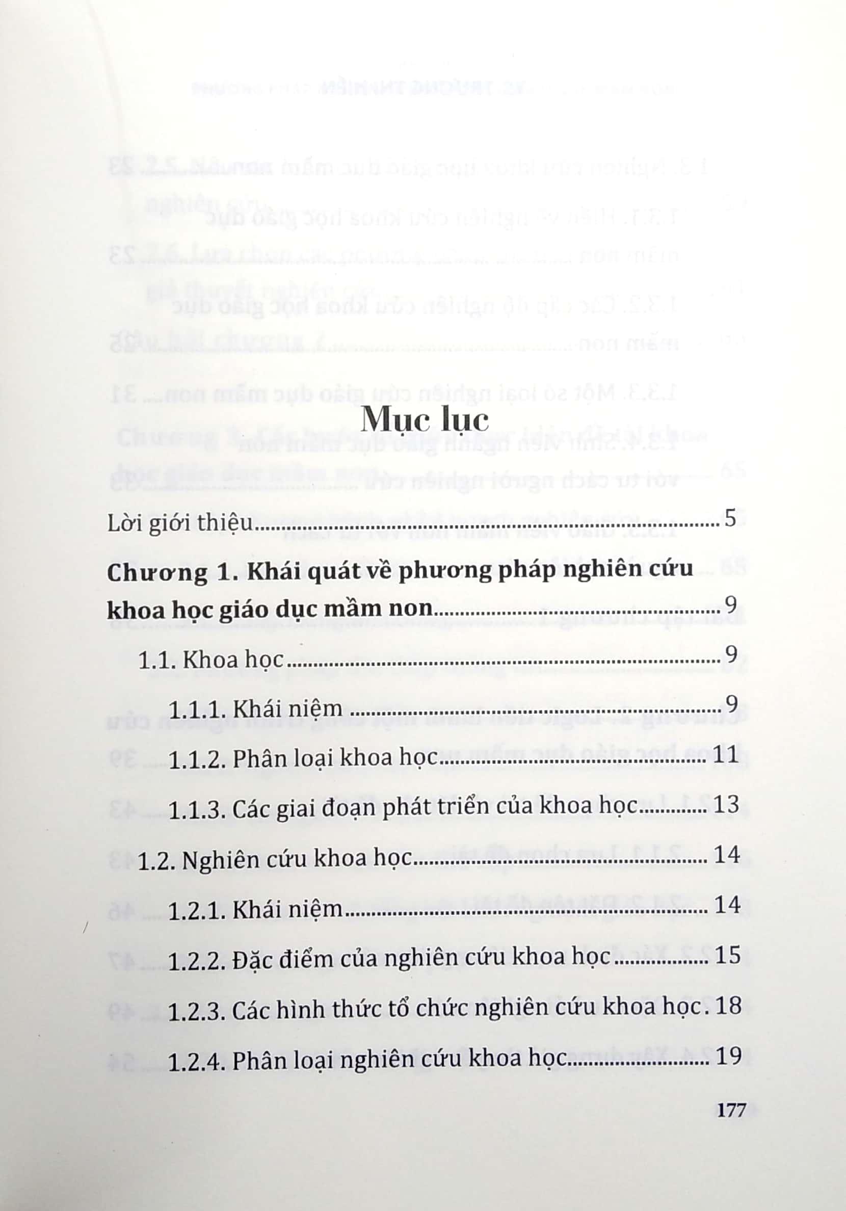 Giáo Trình Phương Pháp Nghiên Cứu Khoa Học Giáo Dục Mầm Non