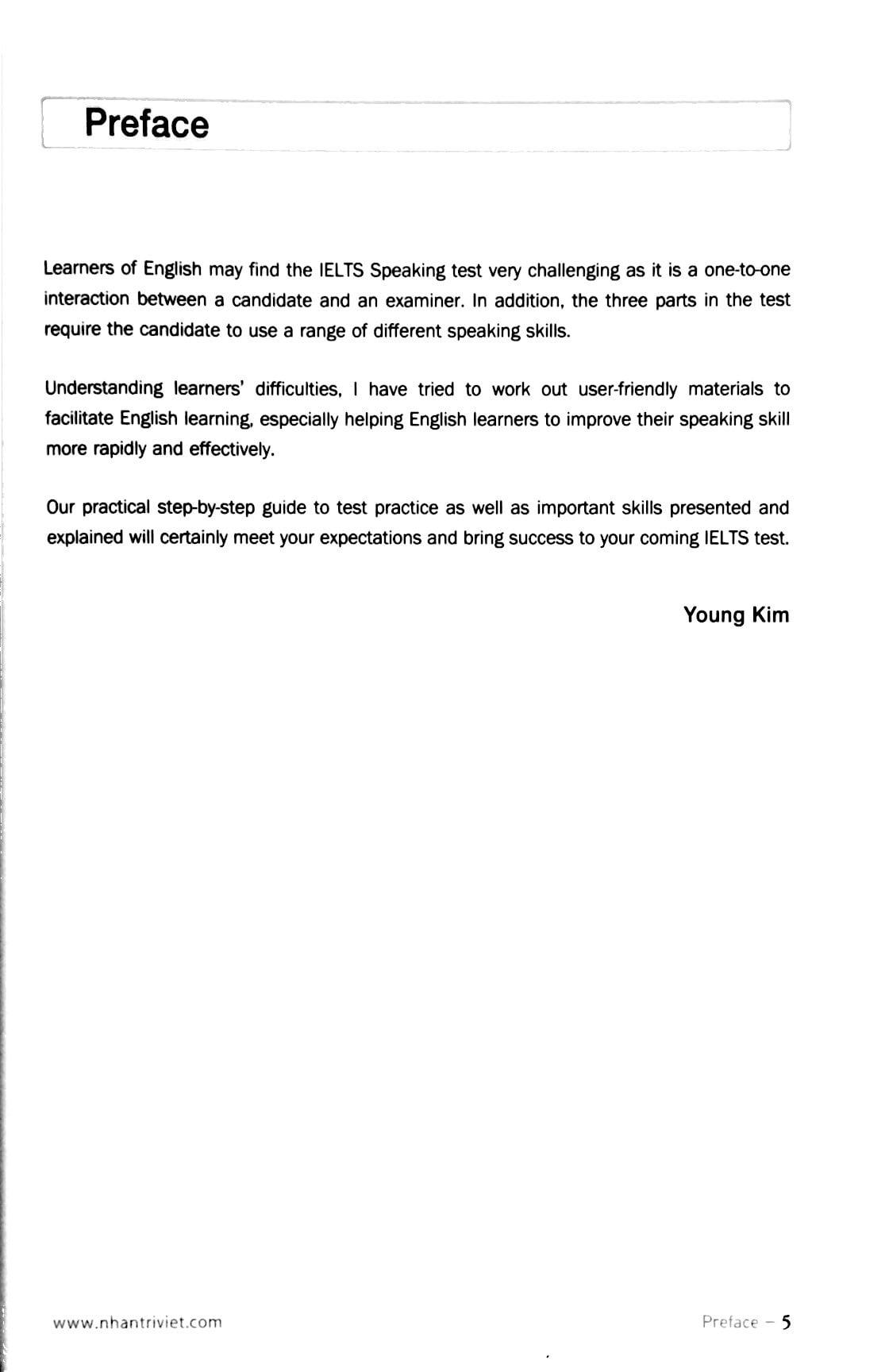 The Best Preparation For IELTS Speaking (Kèm CD)