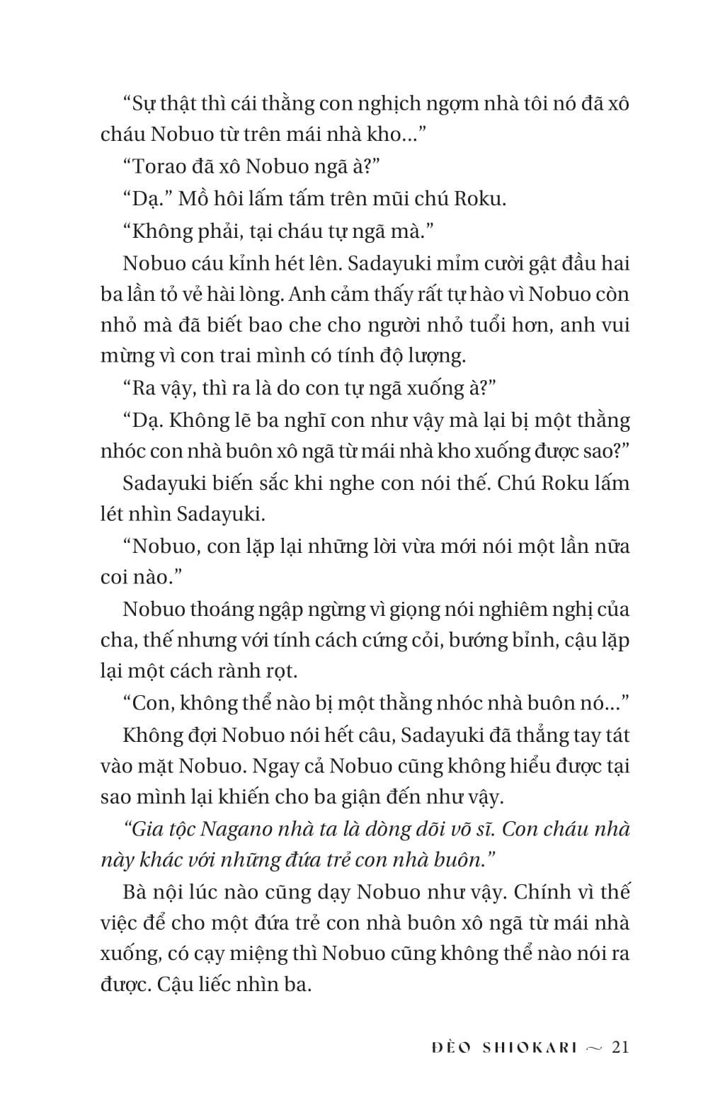 Sách - Đèo Shiokari