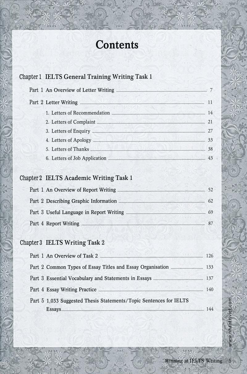 Winning At IELTS Writing (Không CD)
