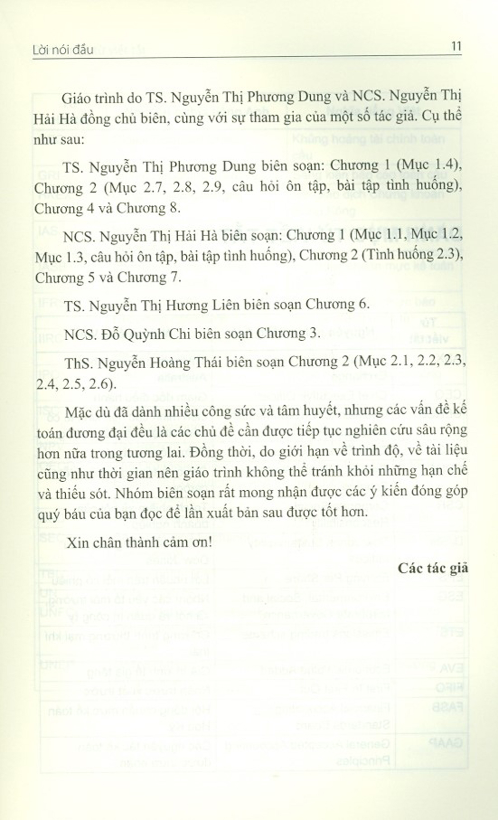 Giáo Trình Những Vấn Đề Kế Toán Đương Đại