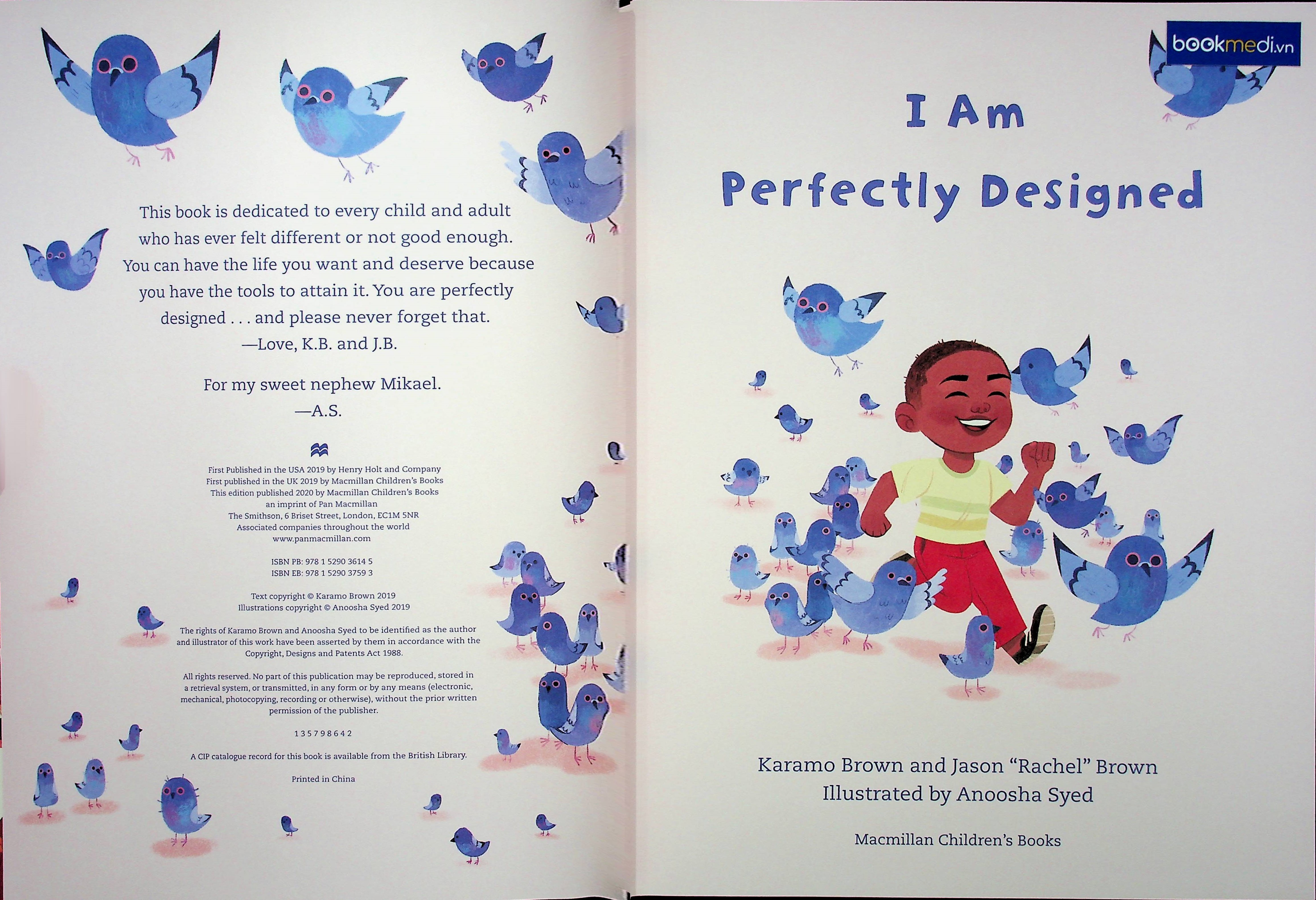 Truyện tranh tiếng anh cho bé - I Am Perfectly Designed