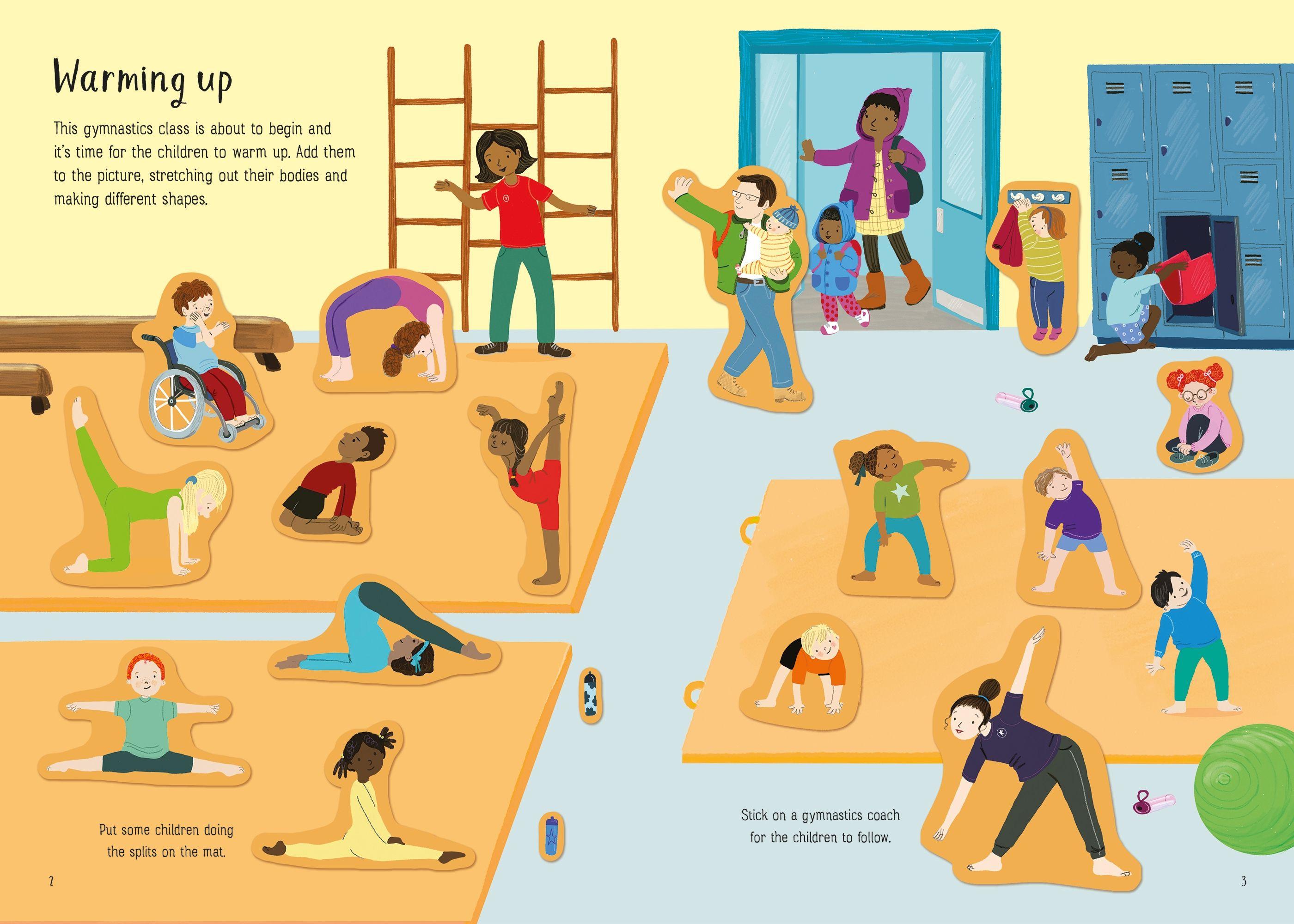 Little First Stickers Gymnastics