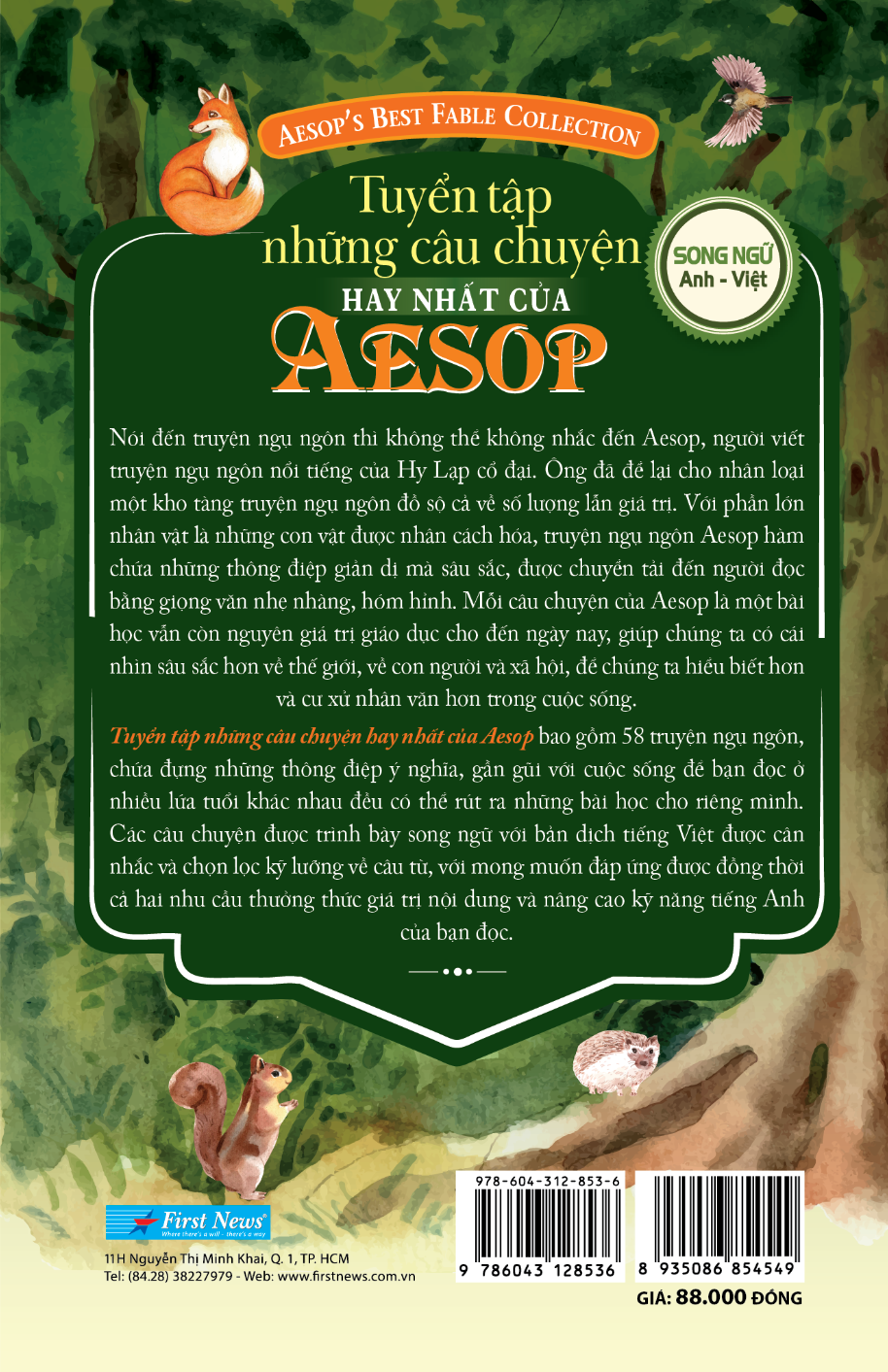 Tuyển Tập Những Câu Chuyện Hay Nhất Của AESOP (Song Ngữ Anh - Việt)