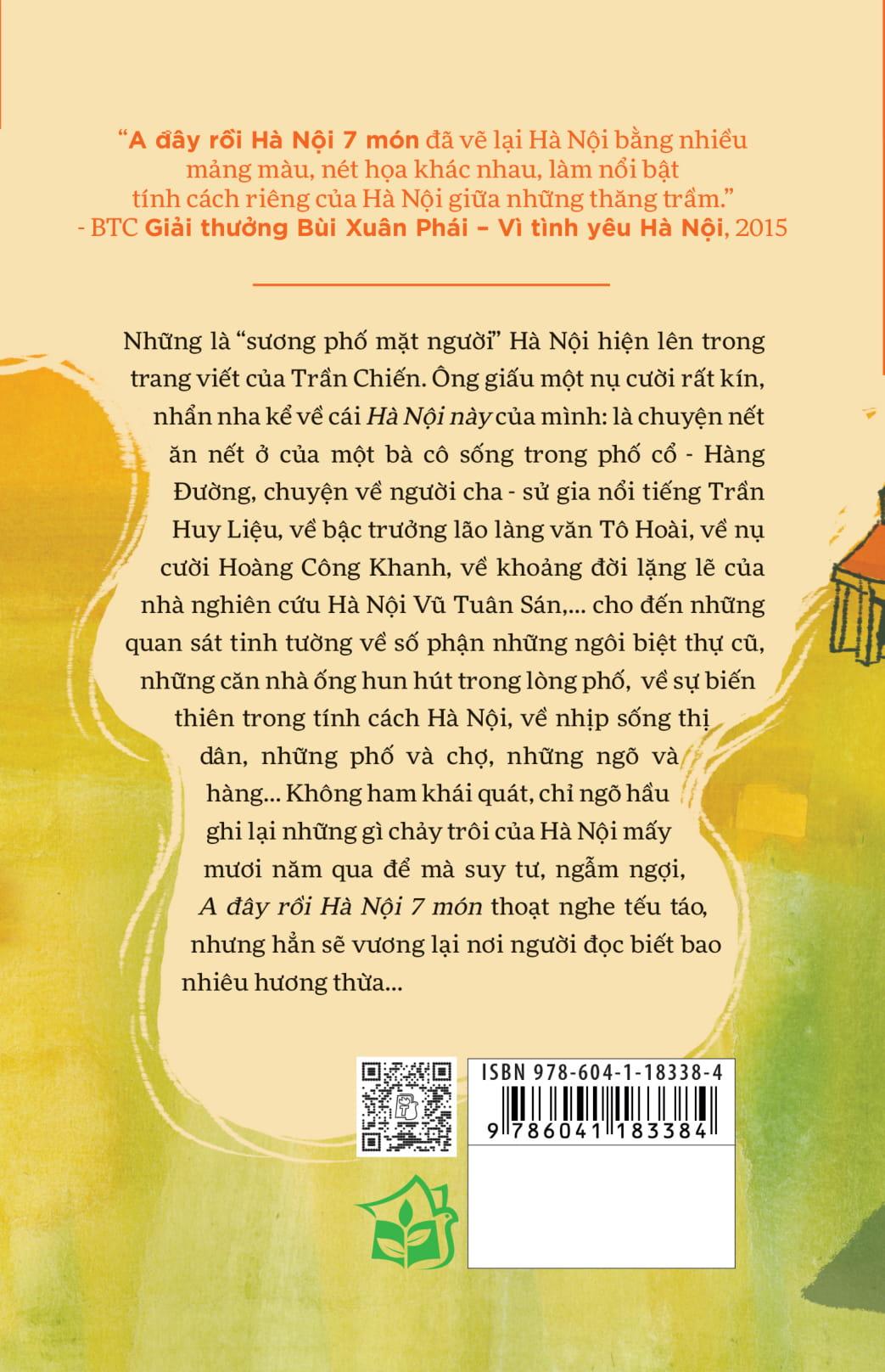 A Đây Rồi Hà Nội 7 Món (Tản Văn)