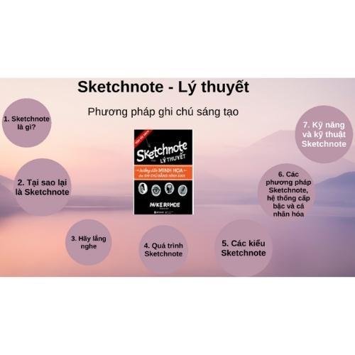 Sketchnote Diễn Họa Thông Tin Bằng Hình Ảnh - Combo 2 Cuốn: Lý Thuyết + Thực Hành - Bản Quyền