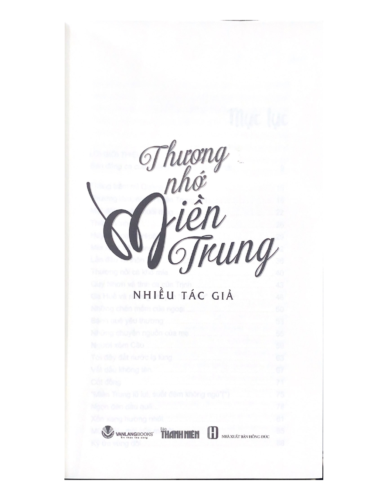 Thương Nhớ Miền Trung - Vanlangbooks