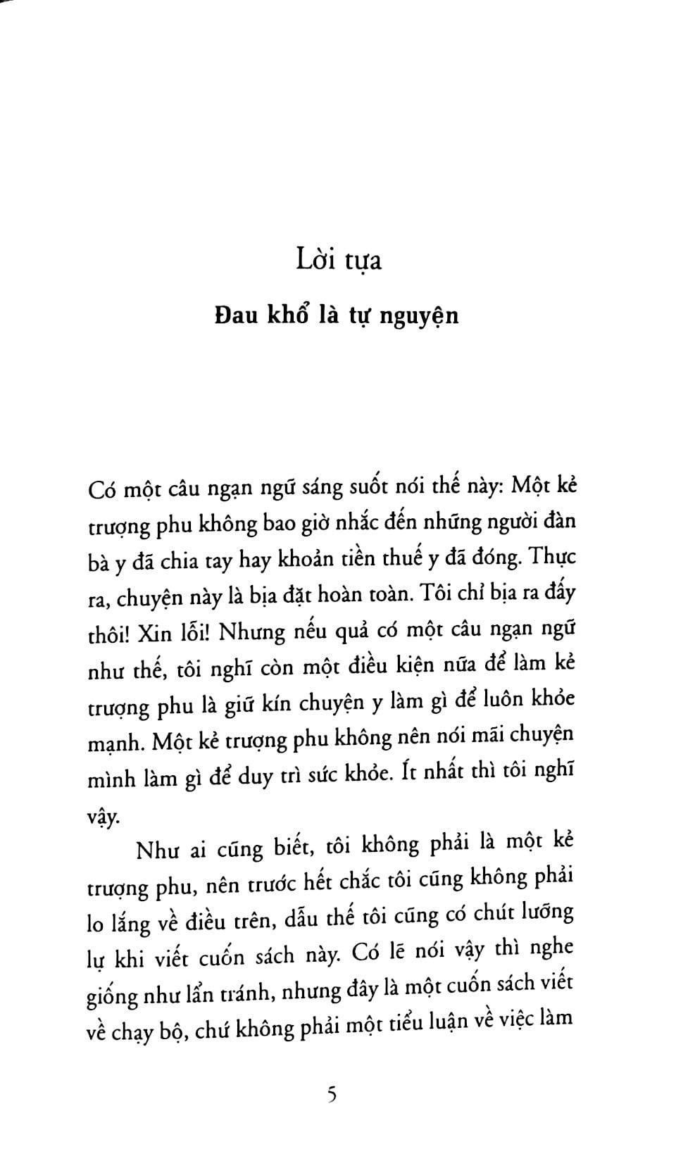 Tôi Nói Gì Khi Nói Về Chạy Bộ