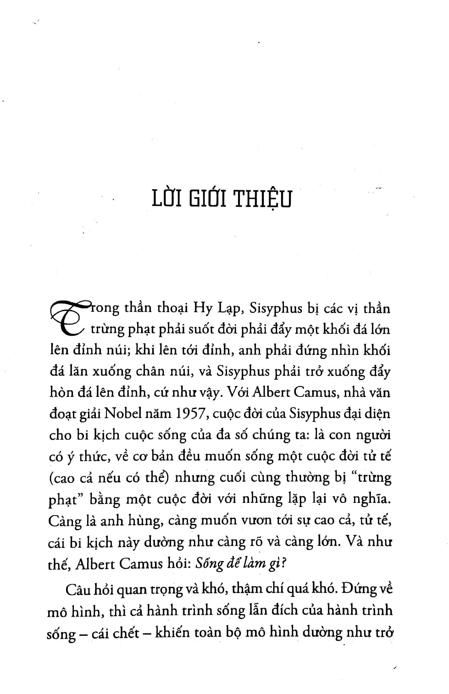 Thần Thoại Sisyphus (Tái Bản 2022)