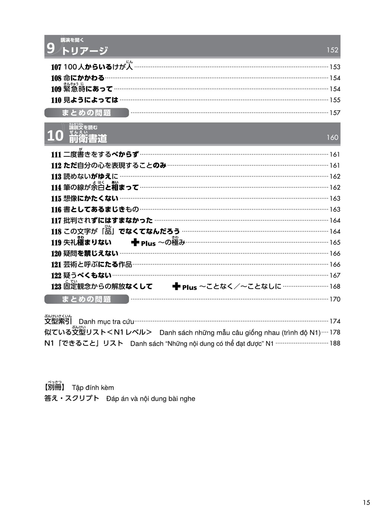 Try! Kỳ Thi Năng Lực Nhật Ngữ N1 - Phát Triển Các Kỹ Năng Tiếng Nhật Từ Ngữ Pháp (Phiên Bản Tiếng Việt)