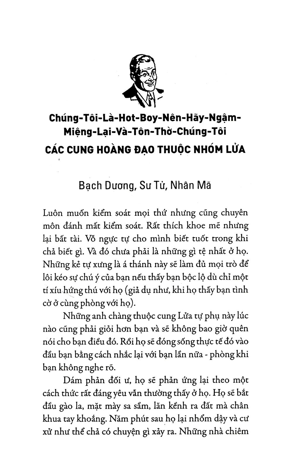 Lật Mặt Đàn Ông Qua Cung Hoàng Đạo