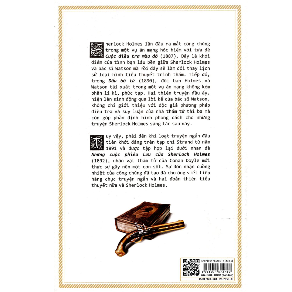 Sherlock Holmes Toàn Tập (3 Tập - Hộp Đứng) (Bìa Mềm)(Tái Bản)