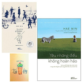 Combo Bước Chậm Lại Giữa Thế Gian Vội Vã và Yêu Những Điều Không Hoàn Hảo ( Tặng Kèm Sổ Tay )