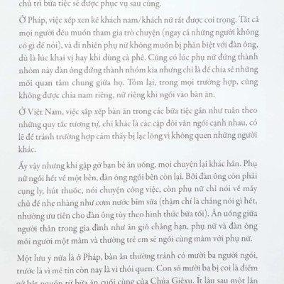 Thanh Lịch Như Người Pháp Hiếu Khách Như Người Việt