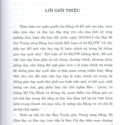 Combo 3 cuốn Giáo Trình Lịch Sử Đảng Cộng Việt Nam + Giáo Trình Chủ Nghĩa Xã Hội Khoa Học + Giáo Trình Triết Học Mác – Lênin (Dành Cho Bậc Đại Học Hệ Không Chuyên Lý Luận Chính Trị) - Bộ mới năm 2021