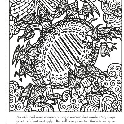 Snow Queen Magic Painting Book