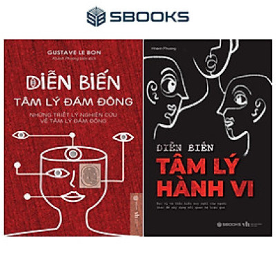 Sách - Combo 2 Cuốn: Diễn Biến Tâm Lý Đám Đông + Diễn Biến Tâm Lý Hành Vi - SBOOKS