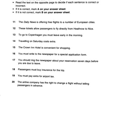Cambridge Preliminary English Test 4 Student