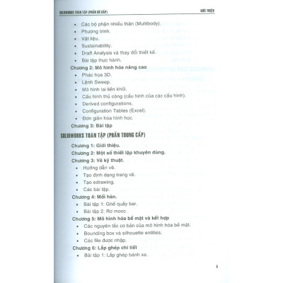 Combo 2 cuốn Solidworks Toàn Tập (Phần Sơ Cấp Và Phần Trung Cấp )